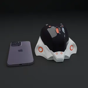 Miniature Cyberpunk Helmet – Futuristic Collectible, 3D Printable Desk Trinket