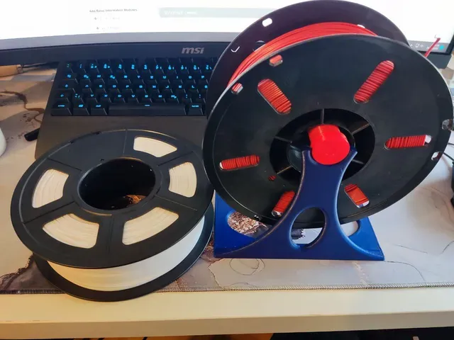 Narrow low friction spool holder | filament stand | 608 bearings — Фото 2 из 2