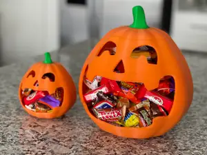 Halloween Pumpkin Candy Bowl
