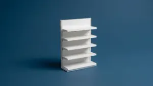 1:12 Scale Dollhouse Retail Display Shelf