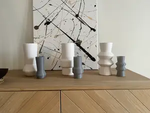 Three display vases