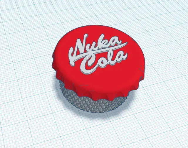 Fallout Nuka Cola Knurled Knob for Ender 3 S1 Max Neo — Фото 2 из 3