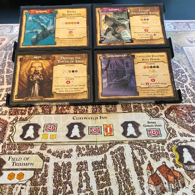 Lords of Waterdeep - Tray for Quests at Cliffwatch Inn -- with Stand — Фото 4 из 5