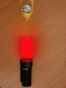 A diffusor with spotlight for Olight Baton II or Baton 3