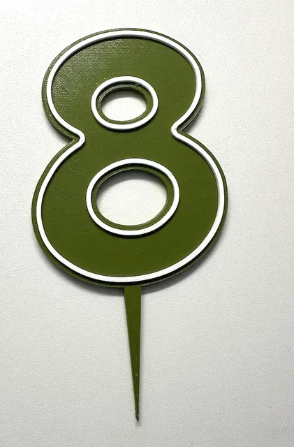 Birthday Cake Topper Numbers from 0-9 — Фото 3 из 13