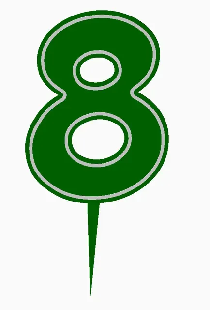Birthday Cake Topper Numbers from 0-9 — Фото 11 из 13