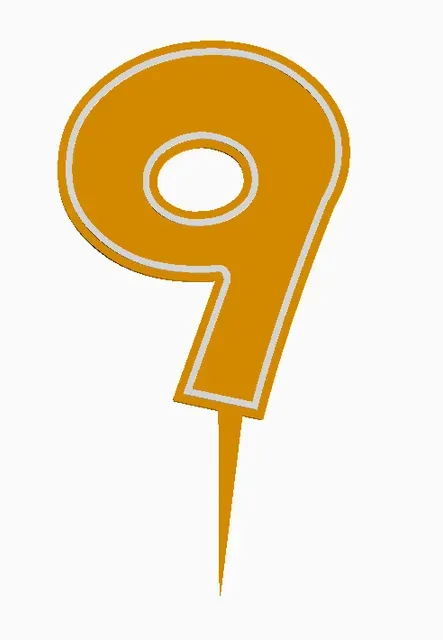 Birthday Cake Topper Numbers from 0-9 — Фото 12 из 13