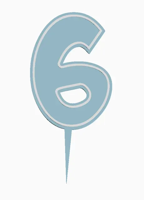 Birthday Cake Topper Numbers from 0-9 — Фото 9 из 13