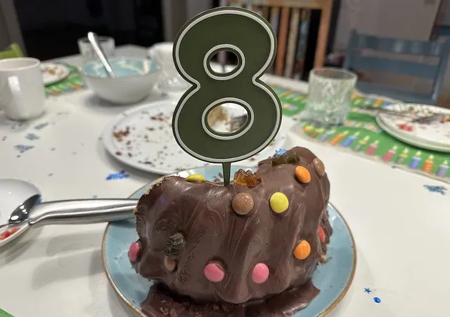 Birthday Cake Topper Numbers from 0-9