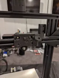 Biqu H2 Mount for Ender 3 V2, with extruder grip, bltouch, and 40mm fan adapter
