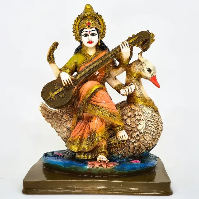 Hamsavahini, -“She who has a Swan as her vehicle” — Фото 5 из 8