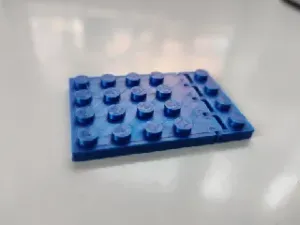 Lego brick generator tool - hinged plate