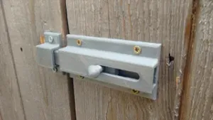 Sliding Door bolt Print fully assembled