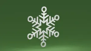 Snowflake 02 (Christmas tree ornament)