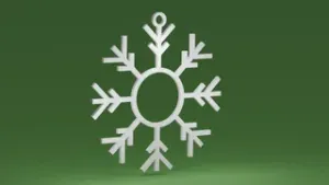 Snowflake 03 (Christmas tree ornament)