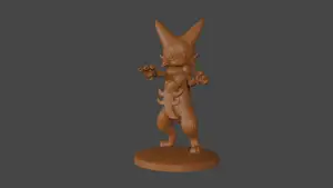 Pokemon inspired, Floragato, Tabletop DnD miniature