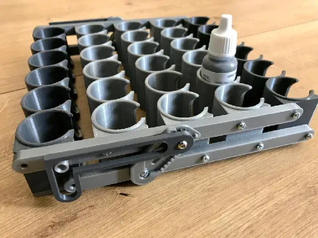Folding paint rack for 25mm bottles. — Фото 2 из 2