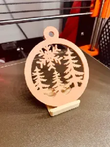Christmas ornament - forest theme IV
