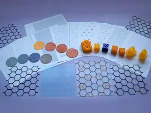 2D & 3D hex grid creator + custom infills + surface finishes