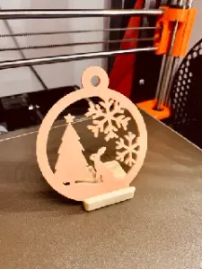 Christmas ornament - forest theme VII