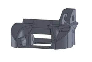 Prusa i3 MK3S Print Fan Shroud (sized for DIN557 square nut)