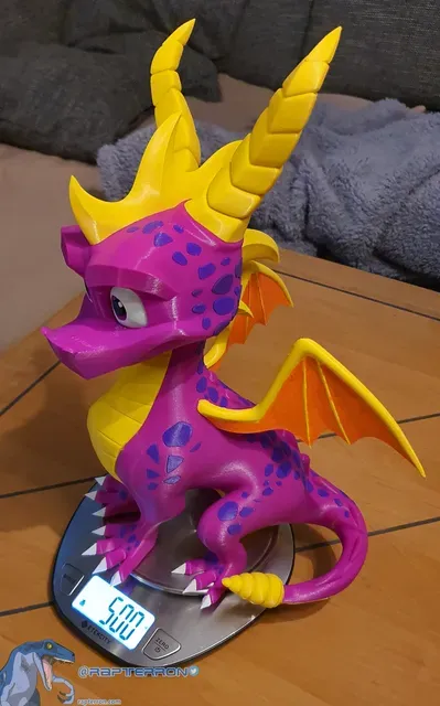 Spyro the Dragon - 35cm tall - MMU2s - Reignited Trilogy (remix2) — Фото 3 из 7