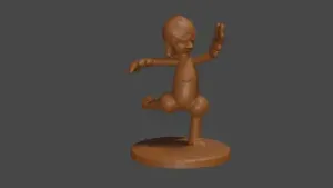 Pokemon inspired, Quaxwell , Tabletop DnD miniature