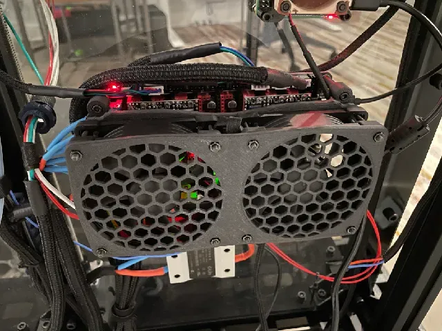 BTT Octopus 2 x 80mm Fan Magnet Mount