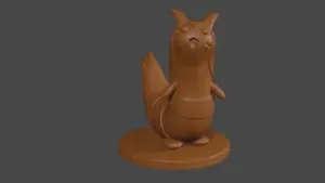 Pokemon inspired, Furret, Tabletop DnD miniature