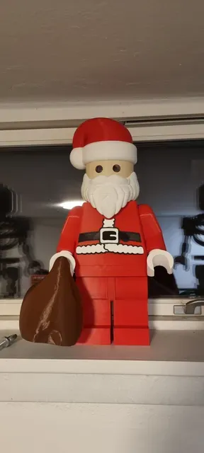 Big Santa Lego inspired