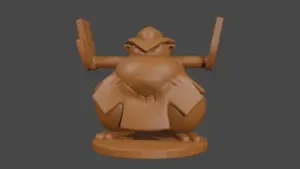 Pokemon inspired, Hariyama, Tabletop DnD miniature