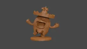 Pokemon inspired, Ludicolo, Tabletop DnD miniature