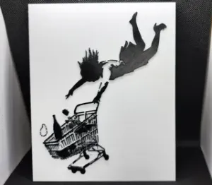 Banksy's Shop Until You Drop - 2 Color w/filament change (1 at a time)