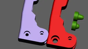 Generic Extruder Handle for hand mobility impaired users