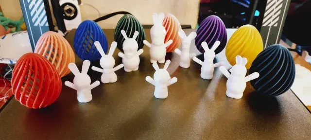 Easter bunnies / easter rabbits — Фото 3 из 14