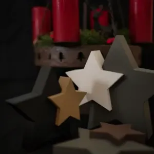 Tom's Christmas Star Decoration, super easy to print in Vase Mode