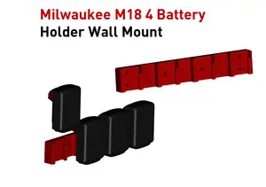 Milwaukee M18 Battery Holder for 4 Batteries