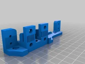 Taz 7 style hybrid bed belt clamp for a Taz 6
