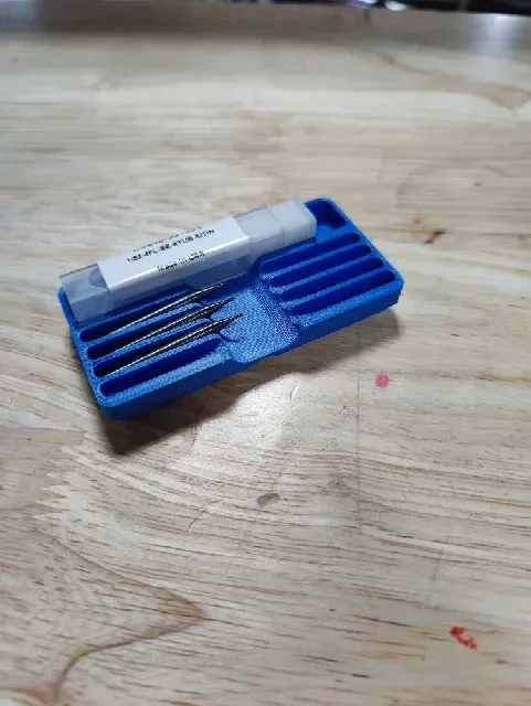 Gridfinity 1/8" (3mm) Endmill Holder