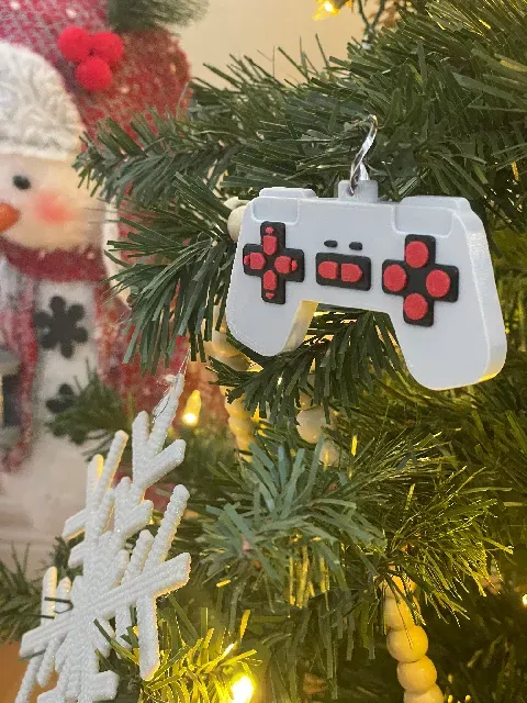 Video Game Controller Christmas tree ornament