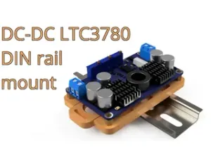 DC-DC LTC3780 module DIN rail mount