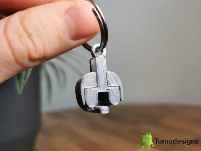 Mini Flip Cat Ears Keychain — Фото 5 из 6