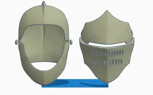 Knight Helmet Seperated more