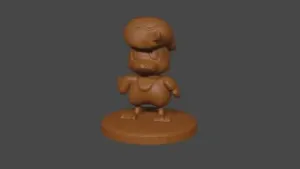 Pokemon inspired, Quaxly, Tabletop DnD miniature