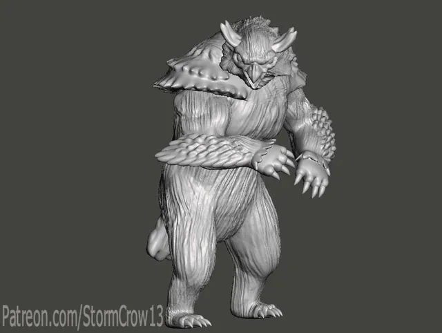 Owlbear through the ages- MTG:Adventures in the Forgotten Realms (Art Showcase) — Фото 2 из 5