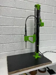 Heat set insert press for 2020 extrusion , MGN12 and MGN15 rail