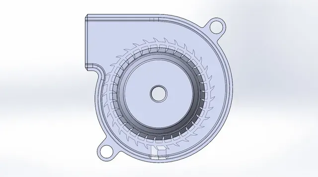 3D printed 5015 radial fan/blower — Фото 8 из 21