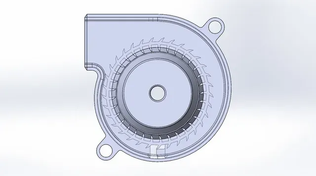 3D printed 5015 radial fan/blower — Фото 10 из 21