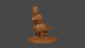 Pokemon inspired, Squawkabilly, Tabletop DnD miniature