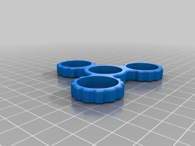 Fidget Spinner 3 planet ribbed — Фото 6 из 7